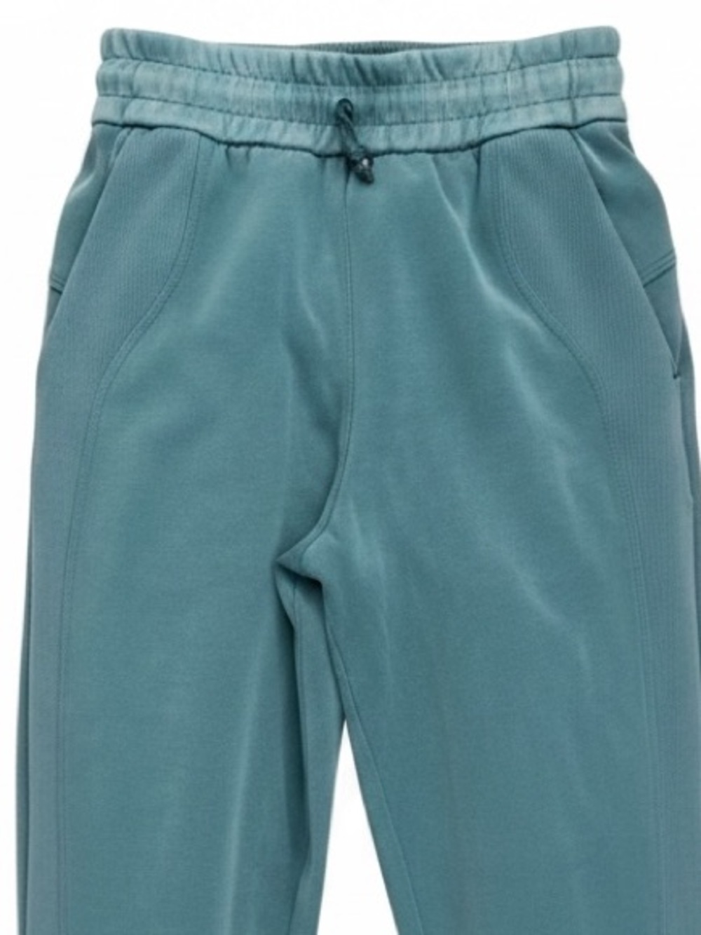 Lululemon Softstreme Ribbed High-Rise Pull-On Jogger Pant, Green Jasper, Size 0 - Picture 9 of 15